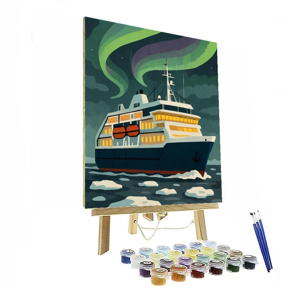 Aurora Passage With Ship Interior Number painting