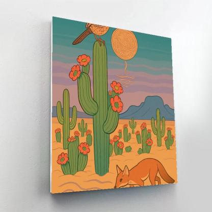 Desert Crafted Mirage Orchard Number painting