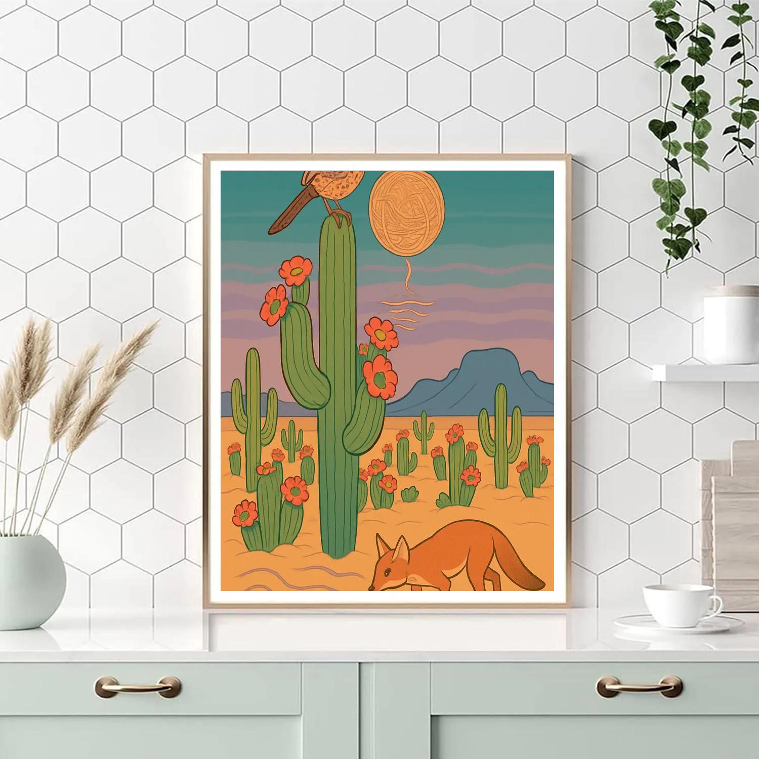 Desert Crafted Mirage Orchard Number painting