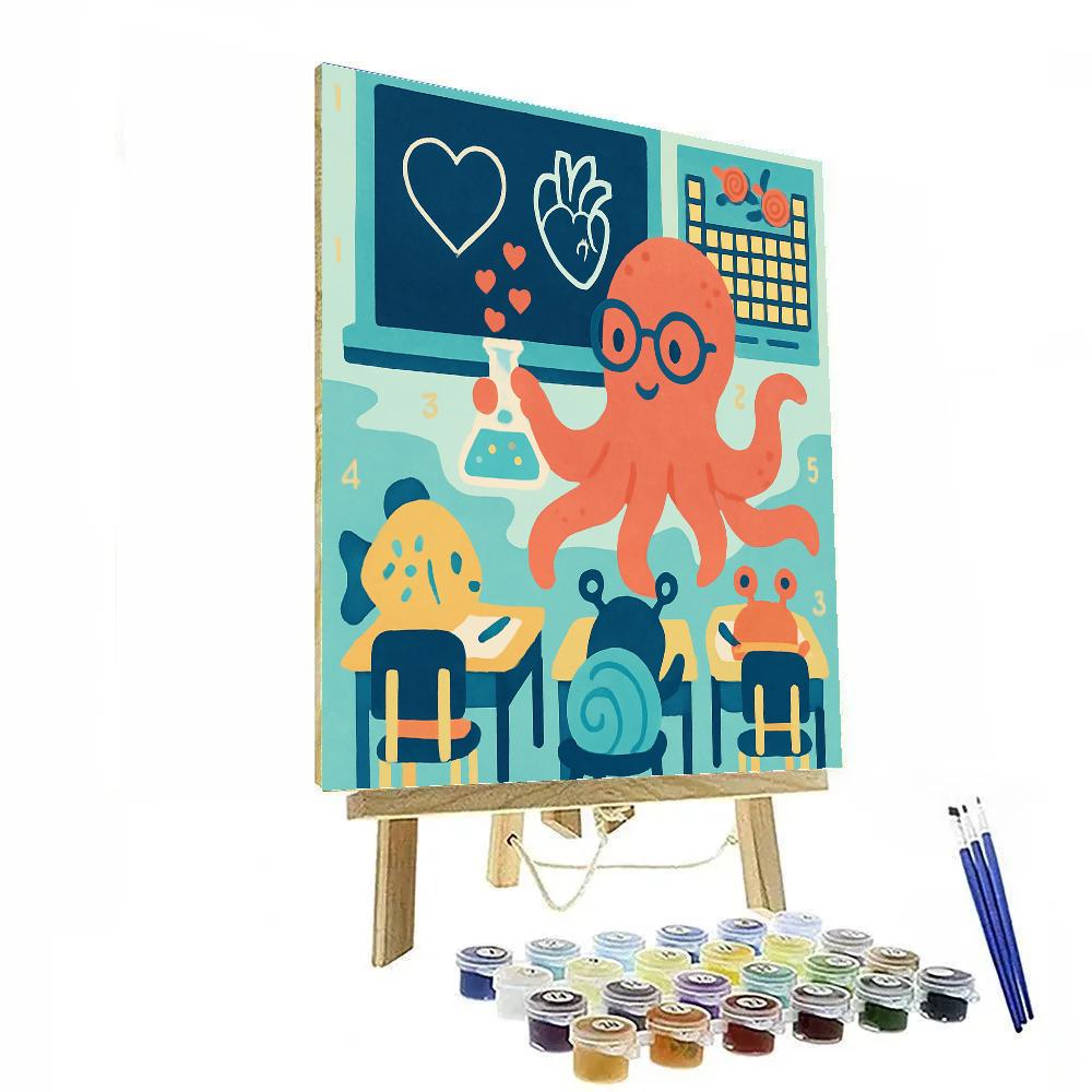 Valentines Day Classroom Of Heart Science Experiments Paint by numbers kits