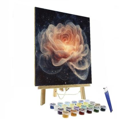 Caravaggio Inspired Nebula Herbarium paint by color