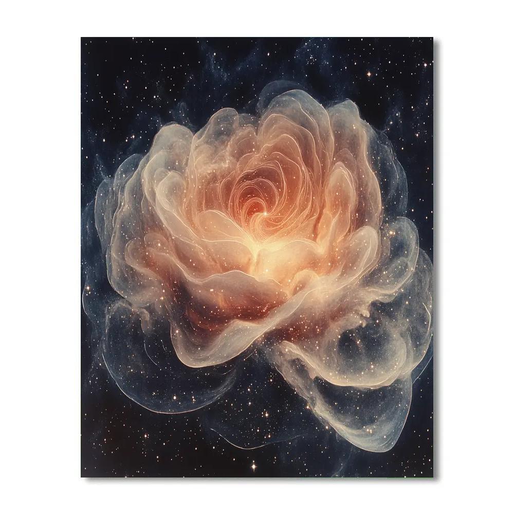 Caravaggio Inspired Nebula Herbarium paint by color