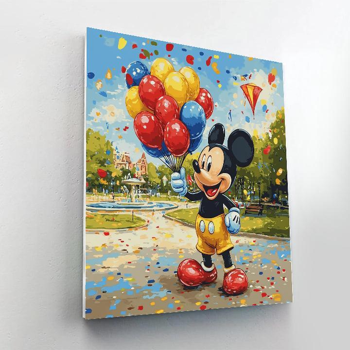 Mickey Mouse Sky Carnival Over The Park Painting by numbers kit