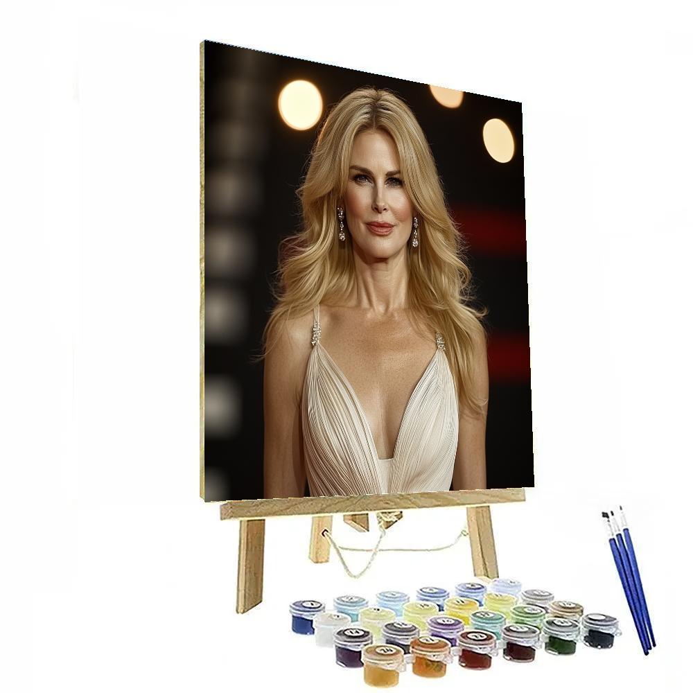 Nicole Kidman Crystal Calm On A Premiere Night Horizon Painting by numbers kit