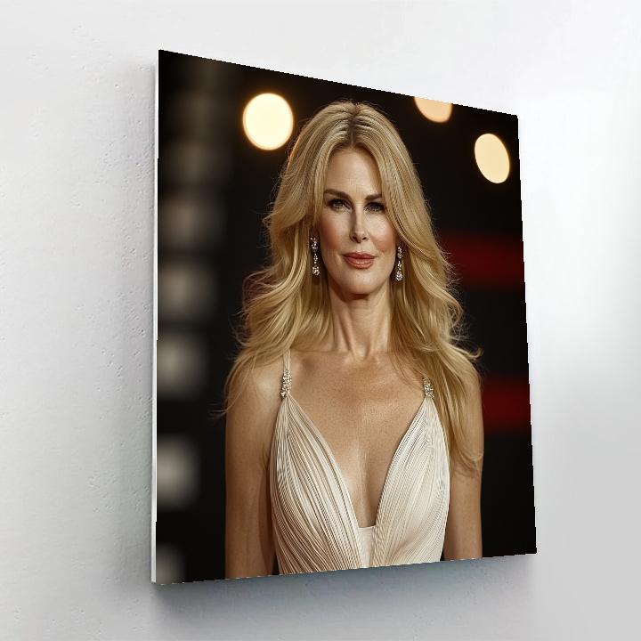 Nicole Kidman Crystal Calm On A Premiere Night Horizon Painting by numbers kit