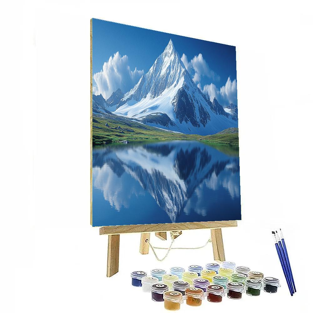 Lawren Harris Inspired Cathedral Ridge And Silent Tarn Painting by numbers kit