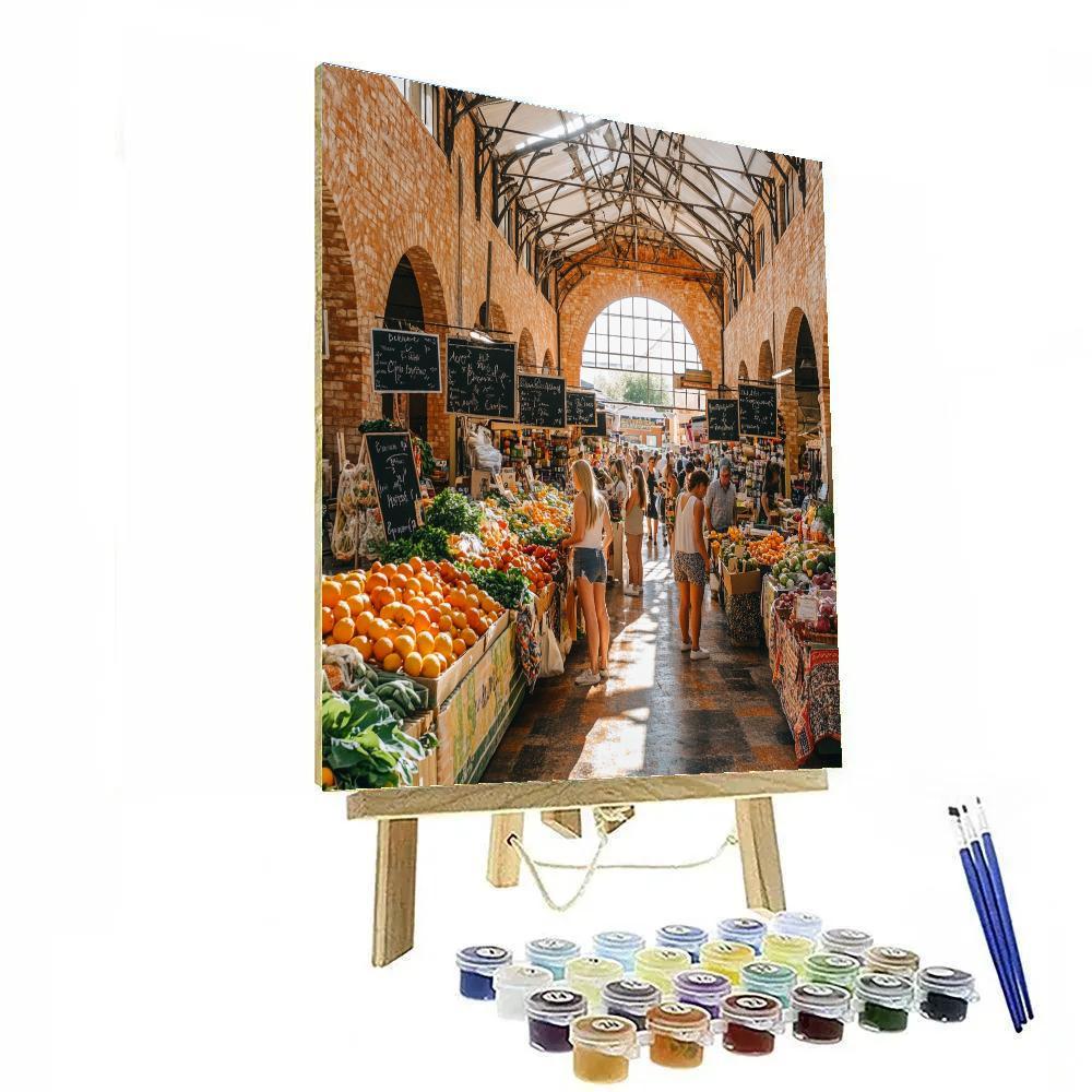 Fremantle Markets Arcade Perth Australia Paint by numbers art