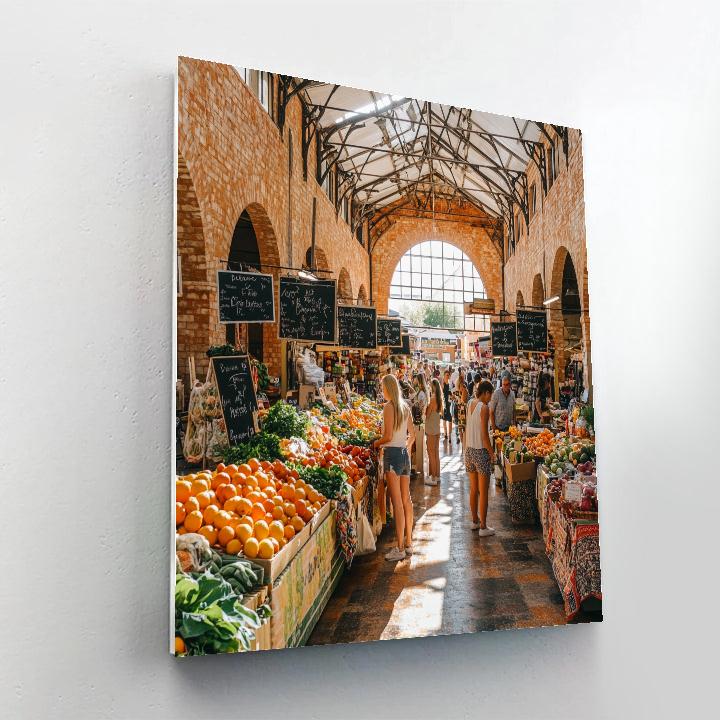 Fremantle Markets Arcade Perth Australia Paint by numbers art