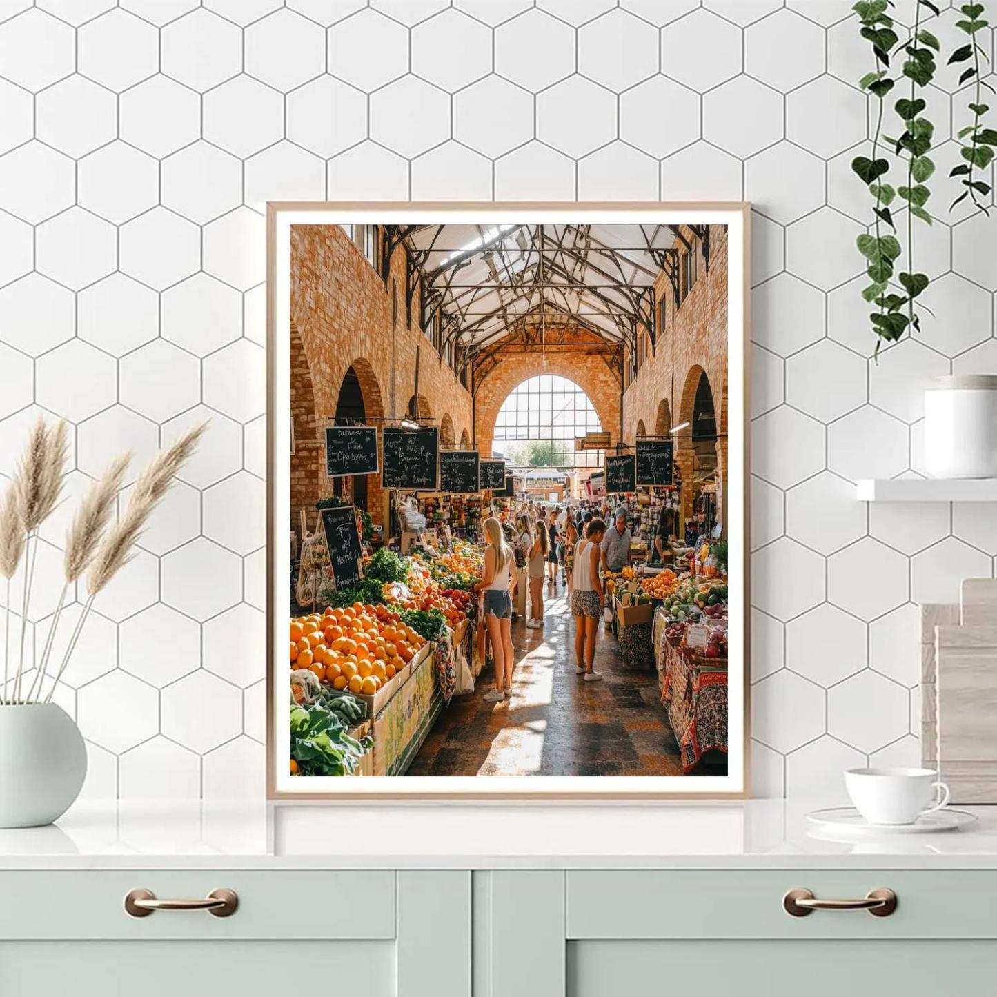 Fremantle Markets Arcade Perth Australia Paint by numbers art