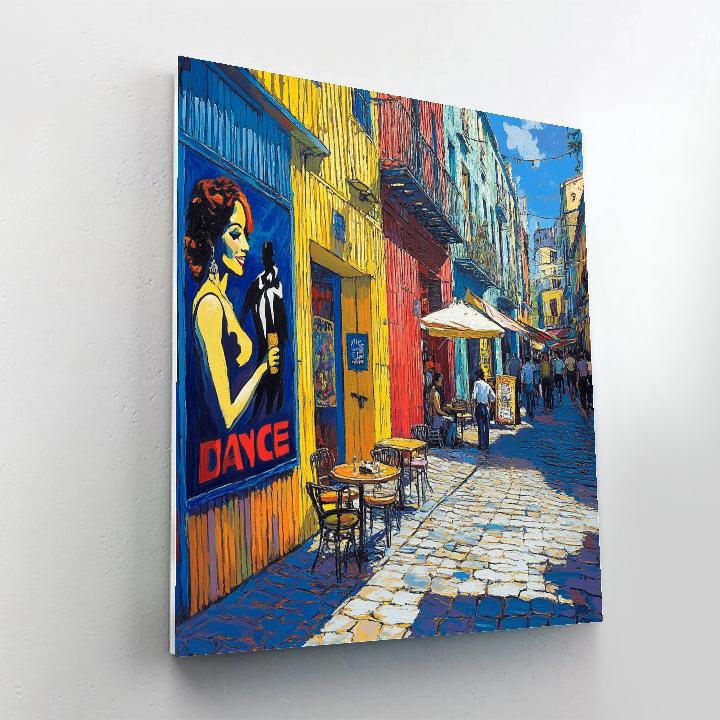 Civita Street Murals In La Boca Buenos Aires Argentina DIY paint by numbers