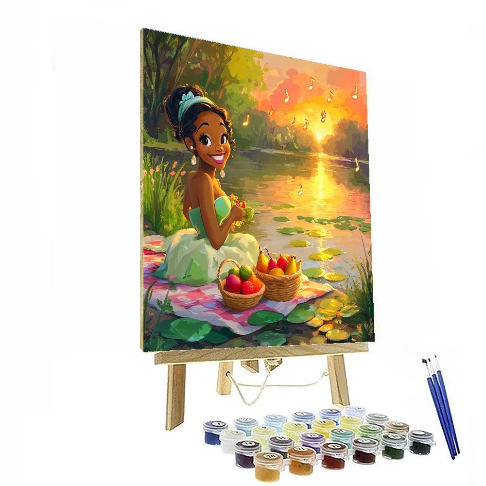 Tiana Bayou Music Picnic paint by color