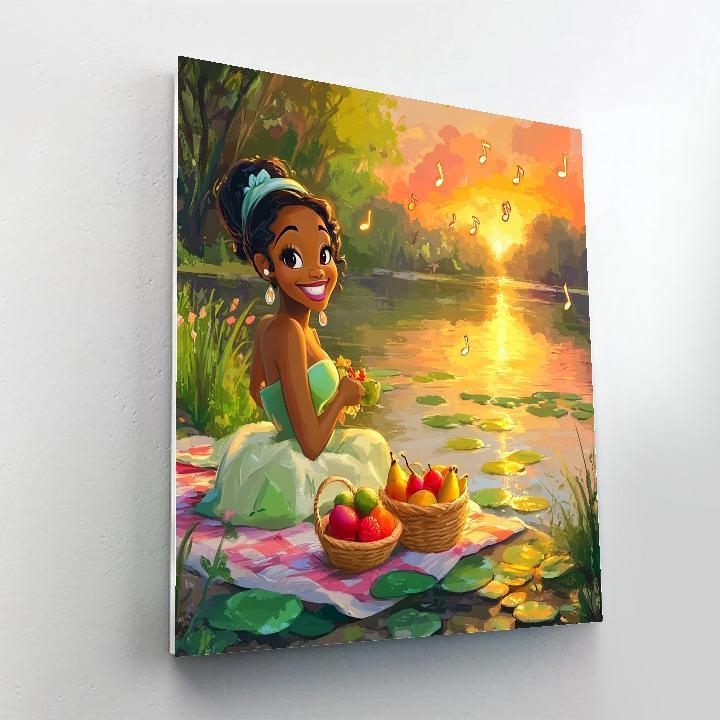 Tiana Bayou Music Picnic paint by color