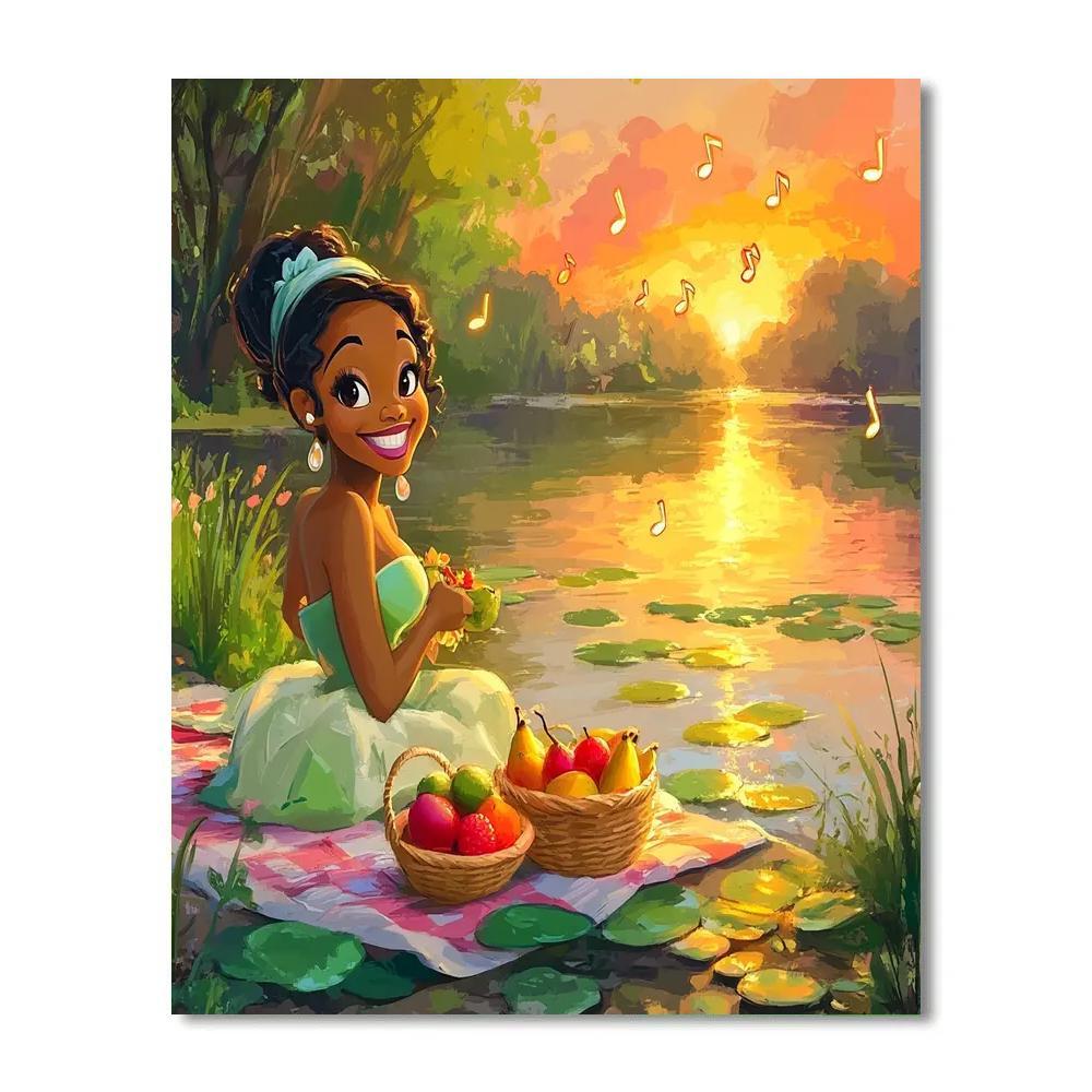 Tiana Bayou Music Picnic paint by color