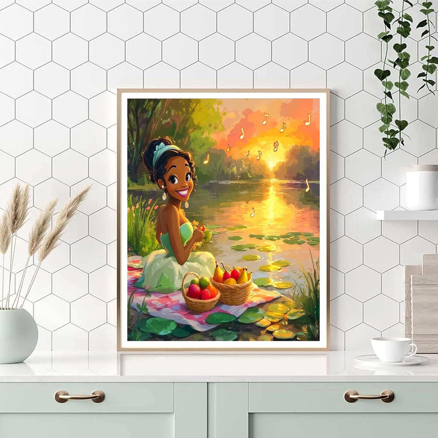 Tiana Bayou Music Picnic paint by color