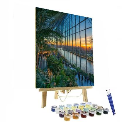 Sky Garden Panorama At 20 Fenchurch Street London United Kingdom Painting by numbers kit