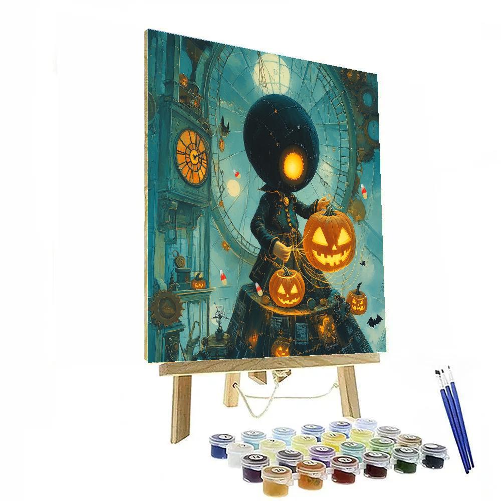 Lantern Weaver In Haunted Clocktower paint by color