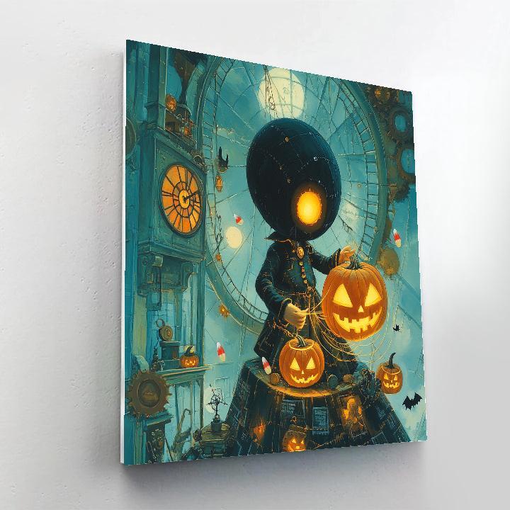 Lantern Weaver In Haunted Clocktower paint by color