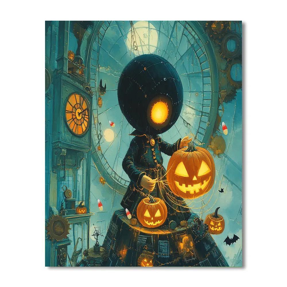 Lantern Weaver In Haunted Clocktower paint by color