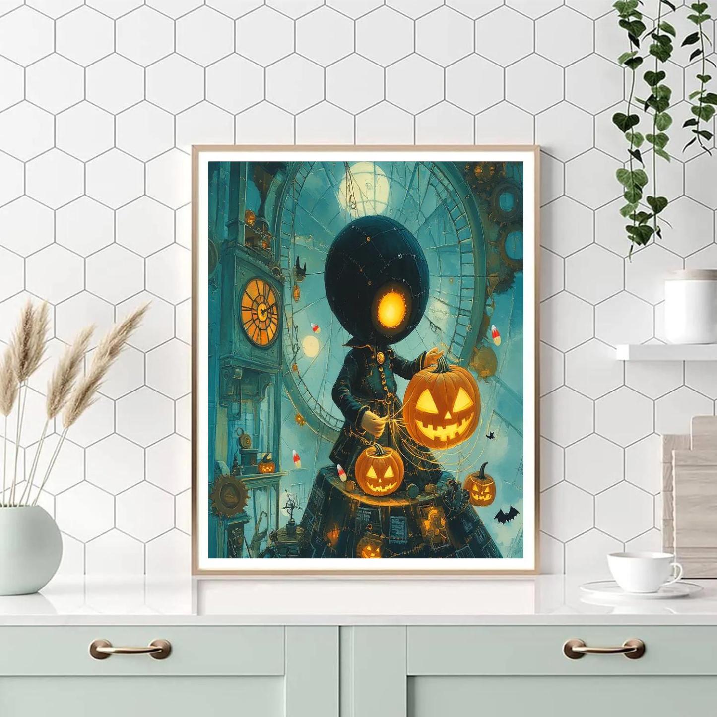 Lantern Weaver In Haunted Clocktower paint by color