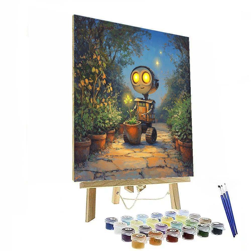 WALL E Garden Of Little Stars paint by numbers