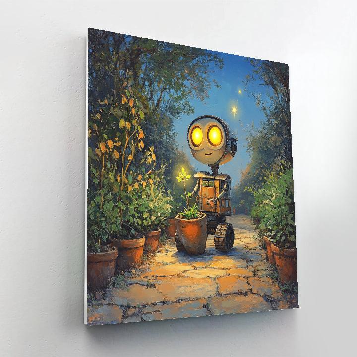 WALL E Garden Of Little Stars paint by numbers