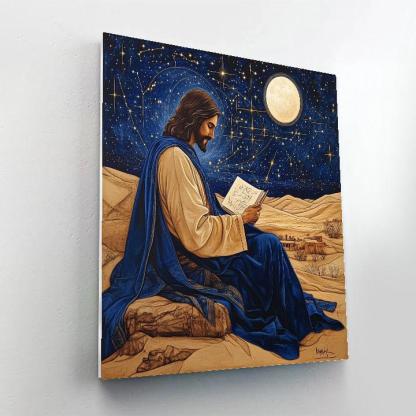 Desert Stargazer Jesus Paint by numbers art