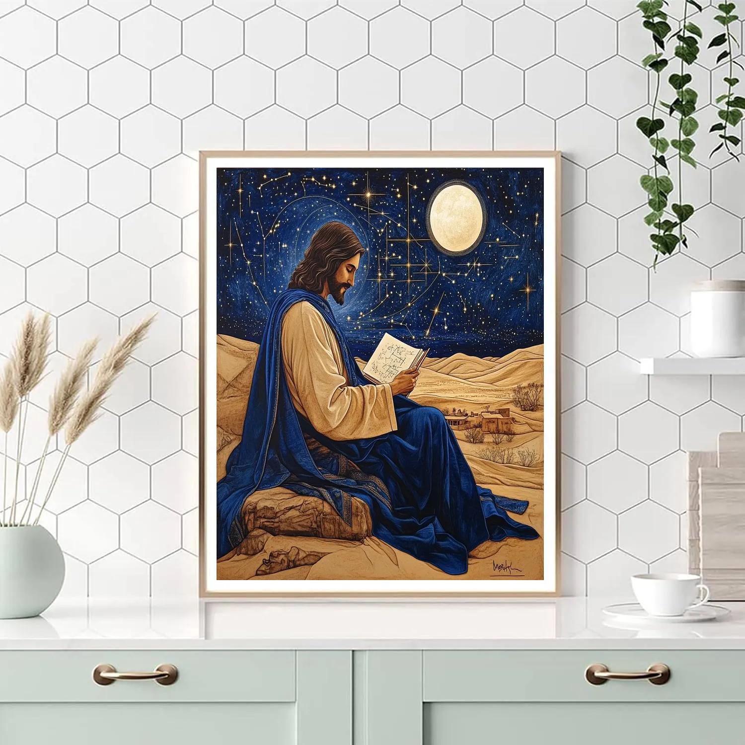 Desert Stargazer Jesus Paint by numbers art
