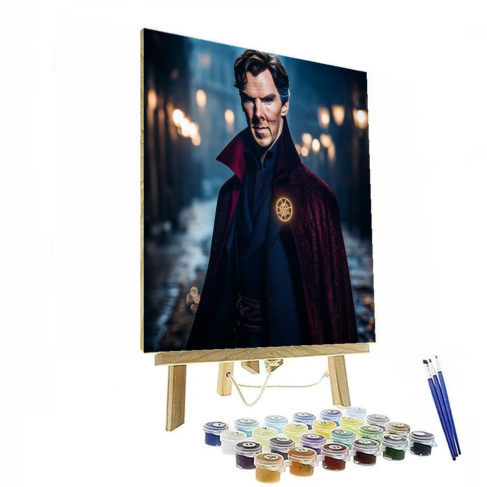 Benedict Cumberbatch Conjuring The Quiet Storm Of The Sorcerer Supreme Painting by numbers kit