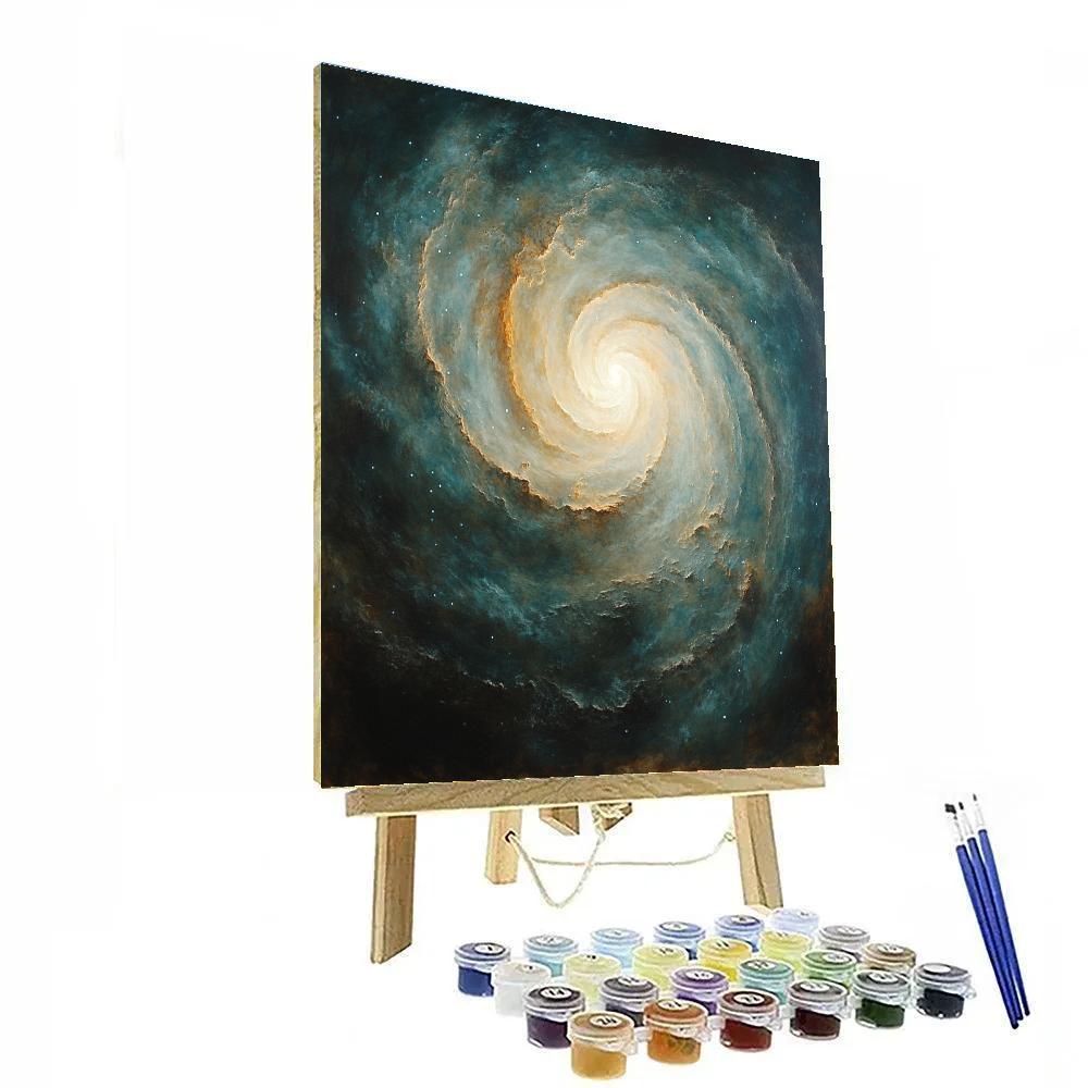 Michelangelo Inspired Nebula Coil Painting by numbers kit