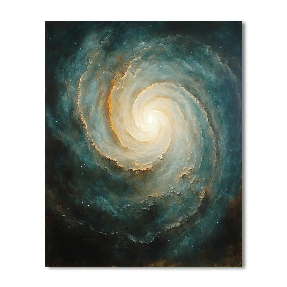Michelangelo Inspired Nebula Coil Painting by numbers kit