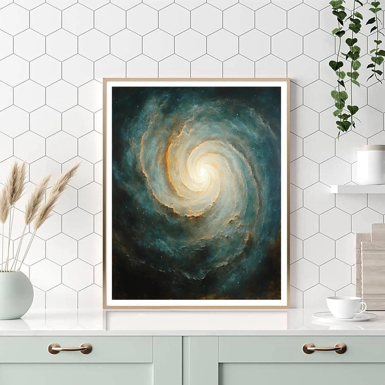 Michelangelo Inspired Nebula Coil Painting by numbers kit