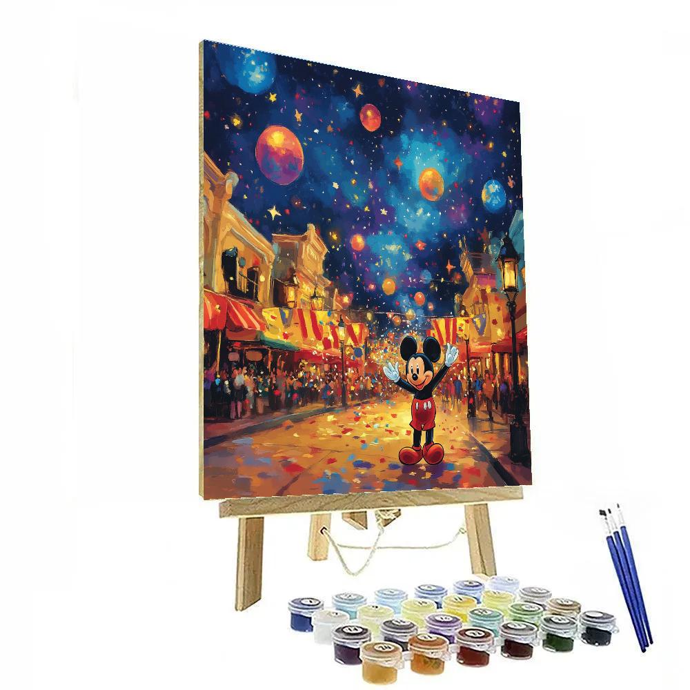 Mickey Mouse Galaxy Parade Paint by numbers kits