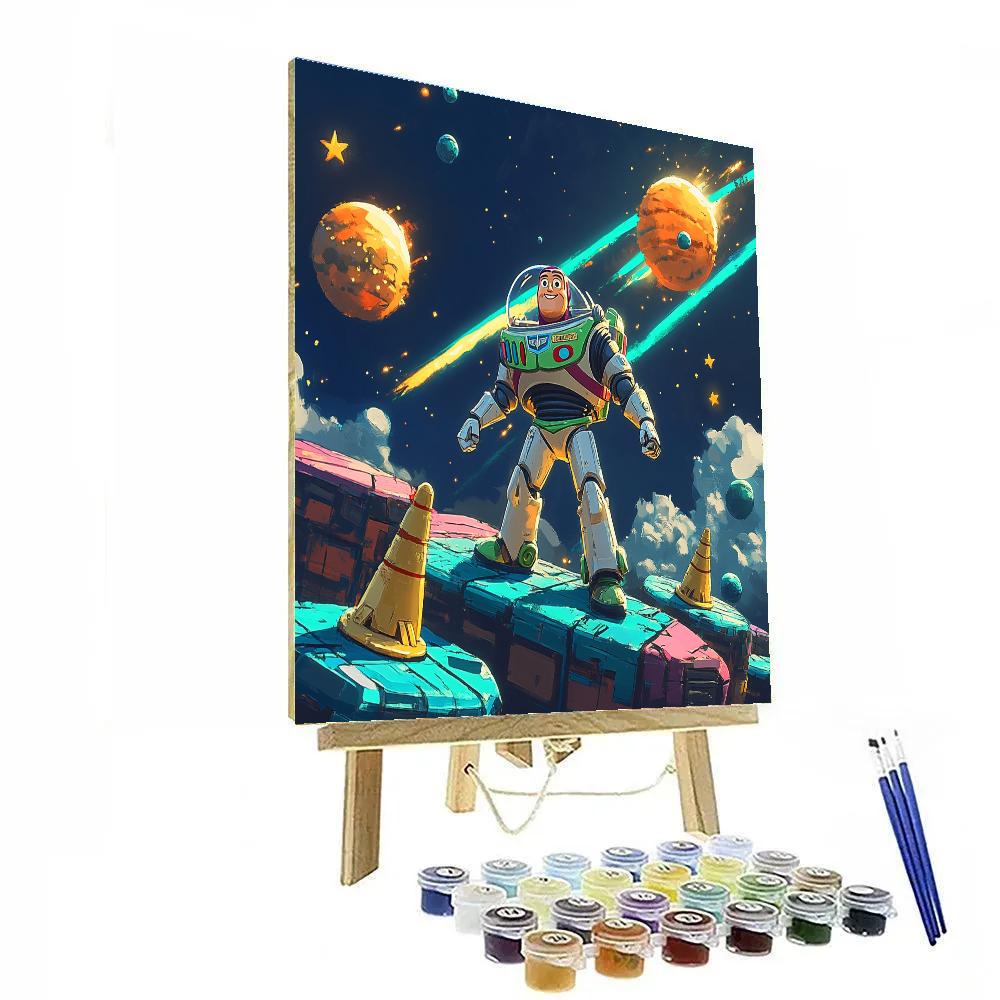 Buzz Lightyear Comet Training Course painting number kit