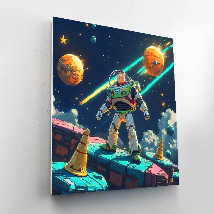 Buzz Lightyear Comet Training Course painting number kit