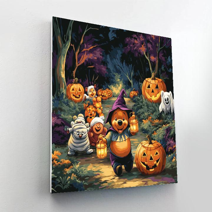 The Haunted Honey Parade At Hundred Acre Wood Numbered painting kits