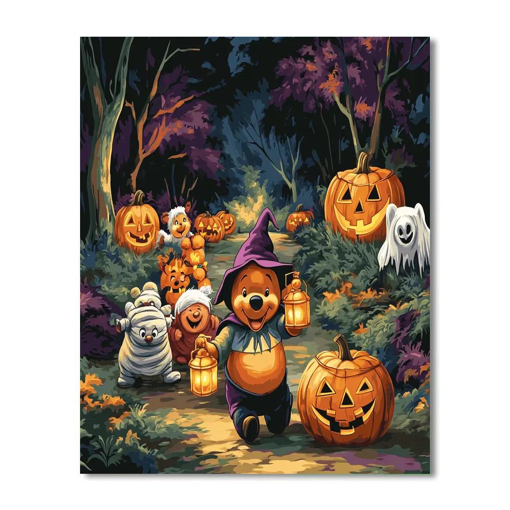 The Haunted Honey Parade At Hundred Acre Wood Numbered painting kits