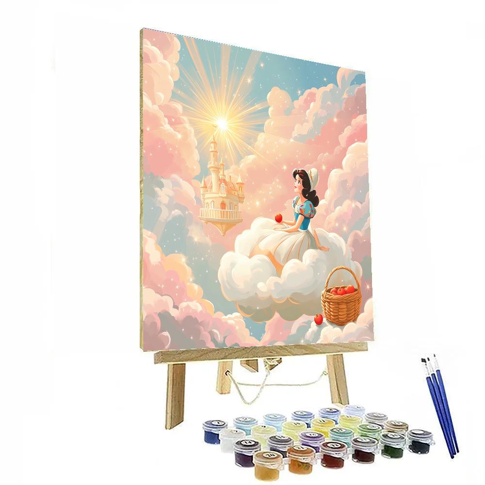 Snow White Cloud Castle Daydream Paint by numbers kits
