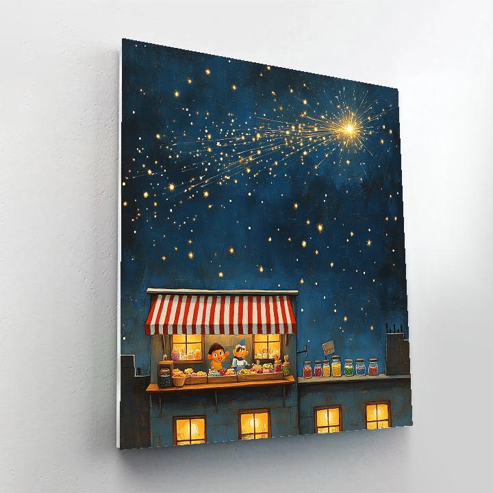 Remy Meteor Shower Snack Stand paint by numbers