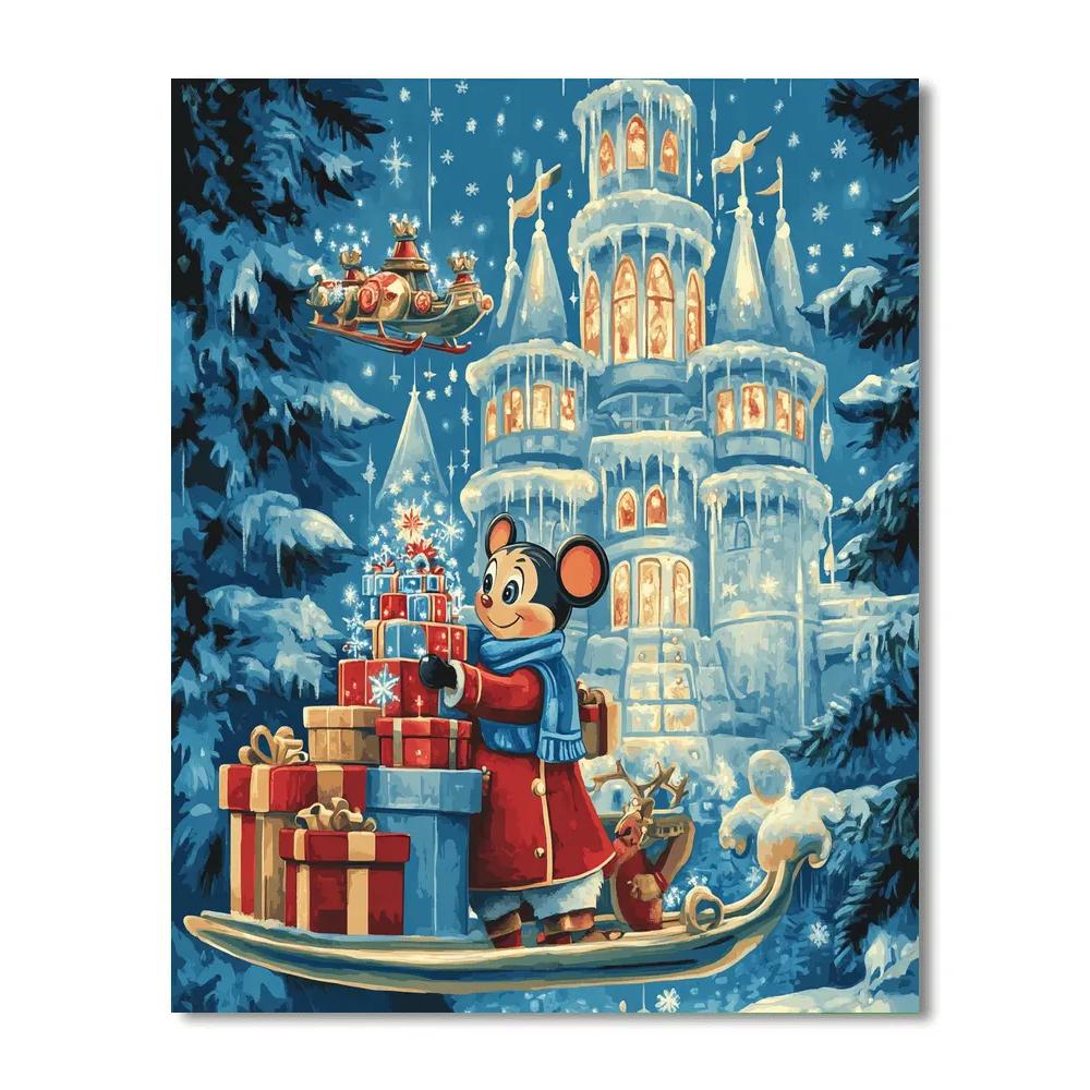 Crystal Castle Gift Workshop Paint by numbers art