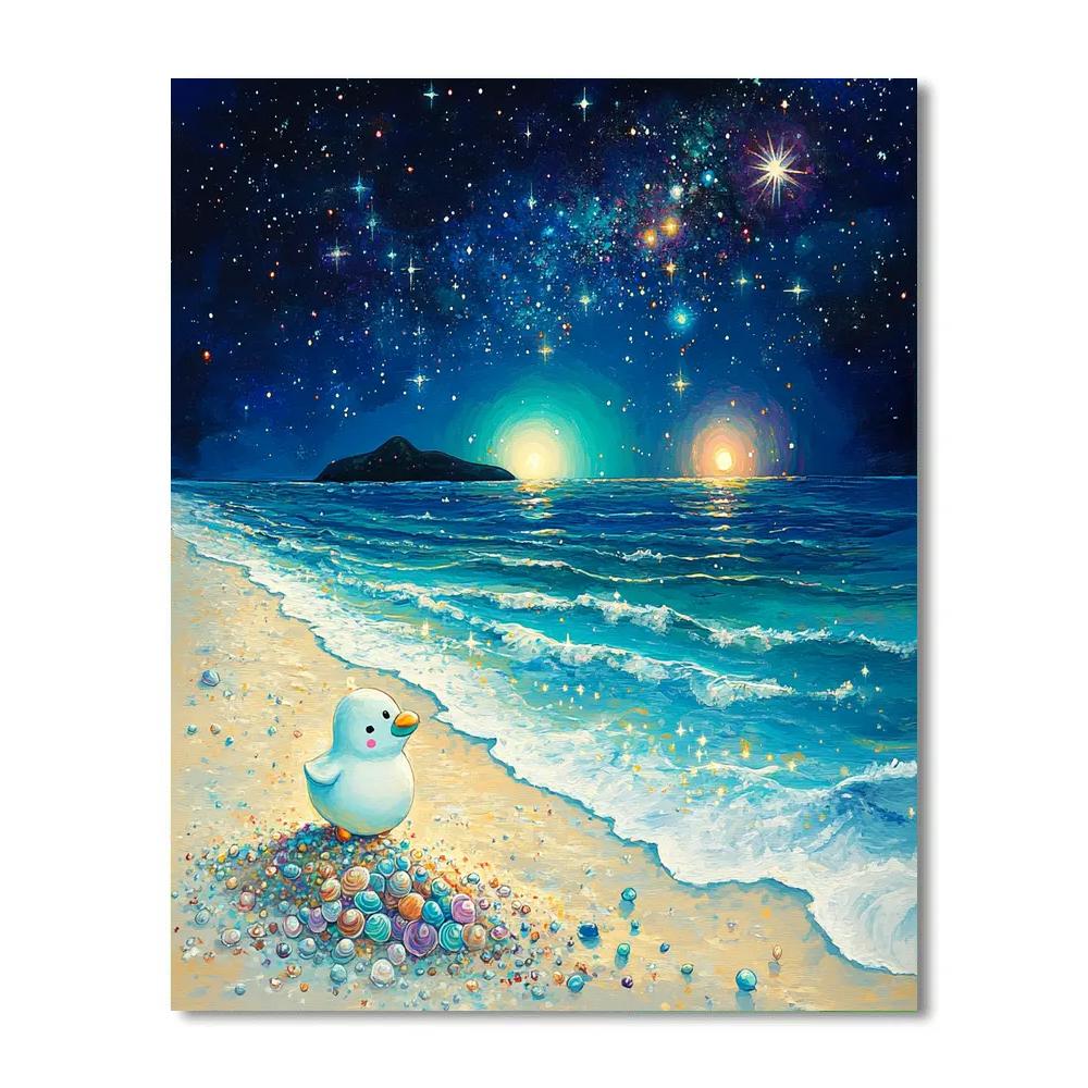 Hei Hei Cosmic Beach Treasure DIY paint by numbers