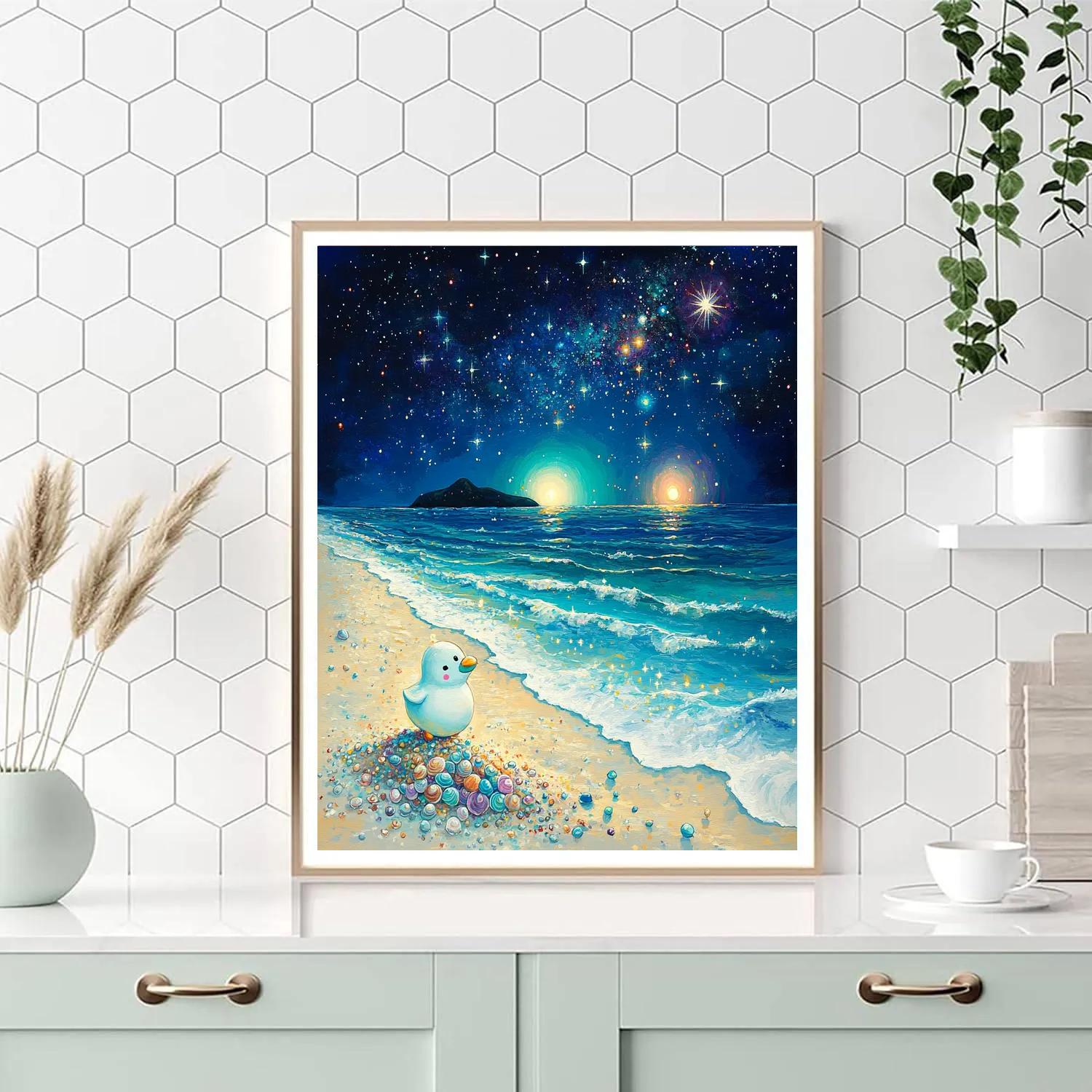 Hei Hei Cosmic Beach Treasure DIY paint by numbers