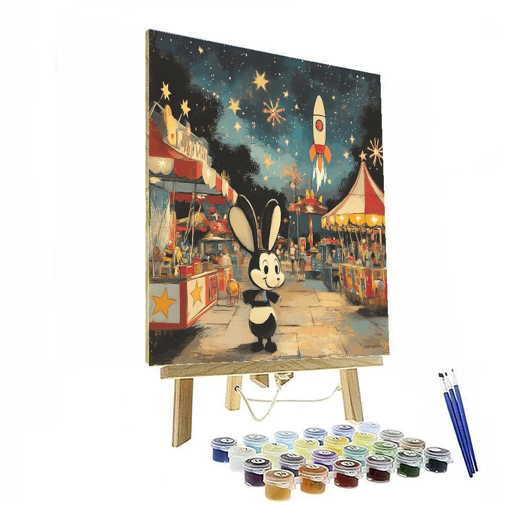 Oswald The Lucky Rabbit Rocket Fair Paint by numbers kits