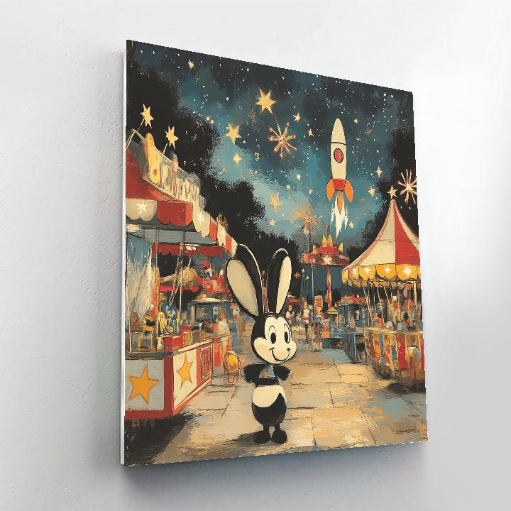 Oswald The Lucky Rabbit Rocket Fair Paint by numbers kits