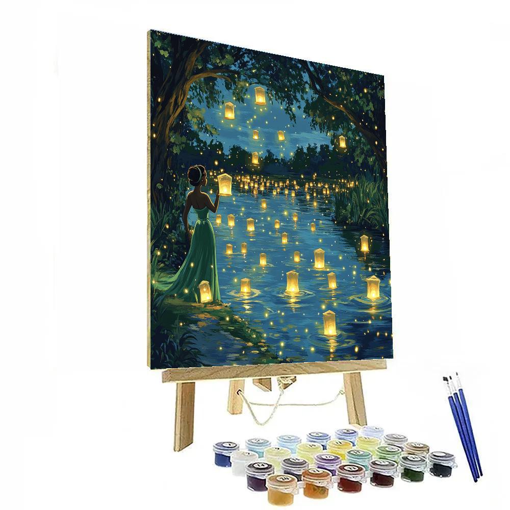 Tiana Starlight Bayou Lanterns paint by color