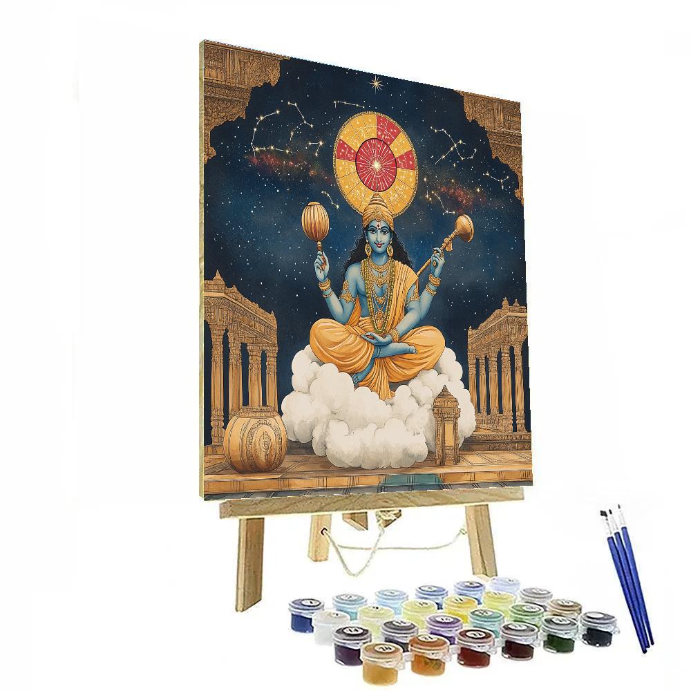 Sudarsana Discus Mapping The Night Sky Paint by numbers kits