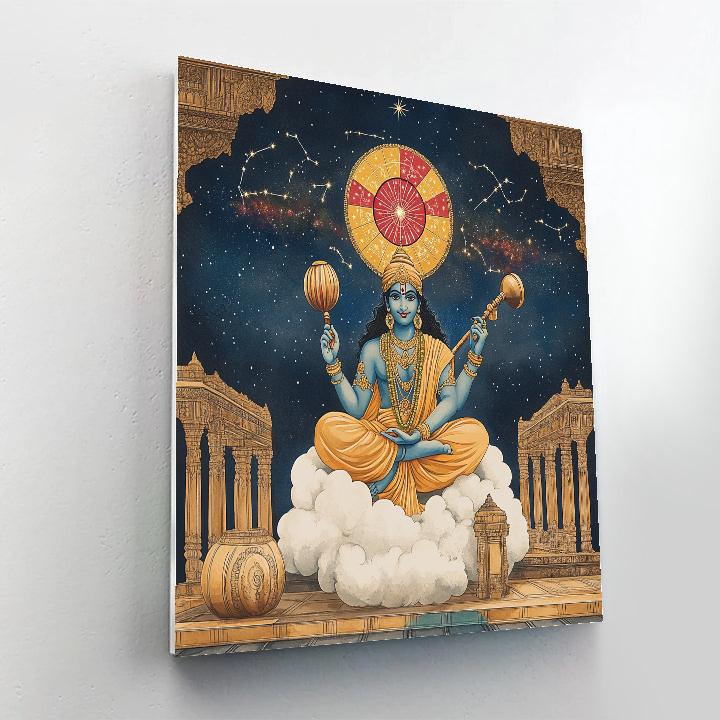 Sudarsana Discus Mapping The Night Sky Paint by numbers kits
