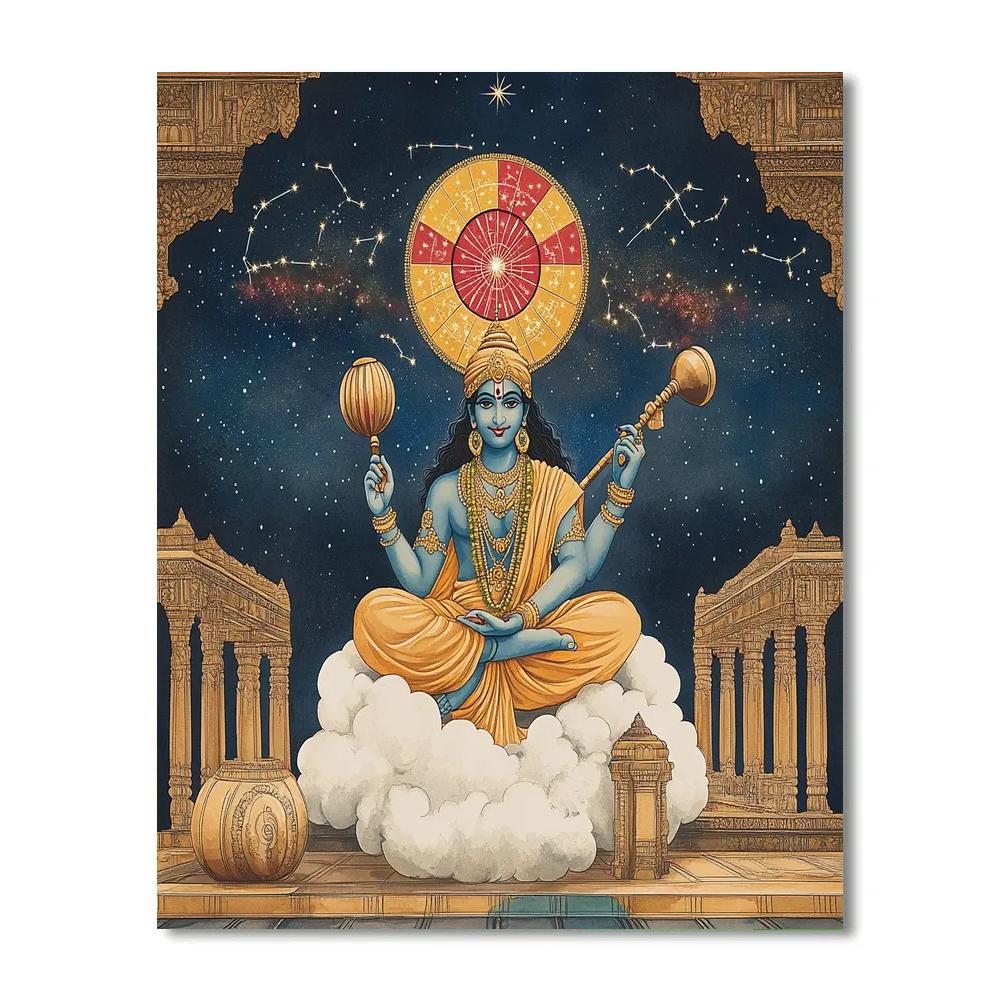 Sudarsana Discus Mapping The Night Sky Paint by numbers kits