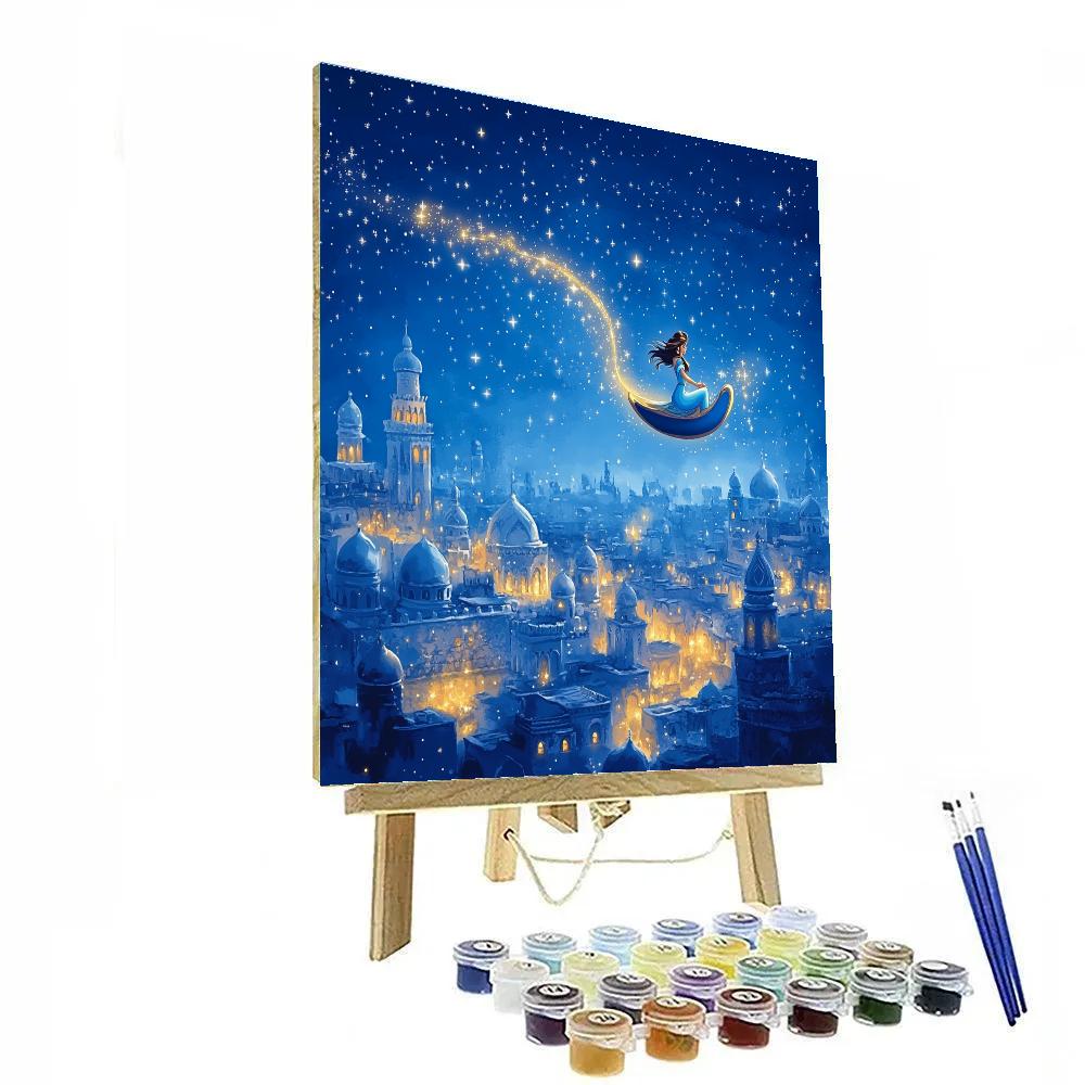 Jasmine Star Carpet Flight paint by number