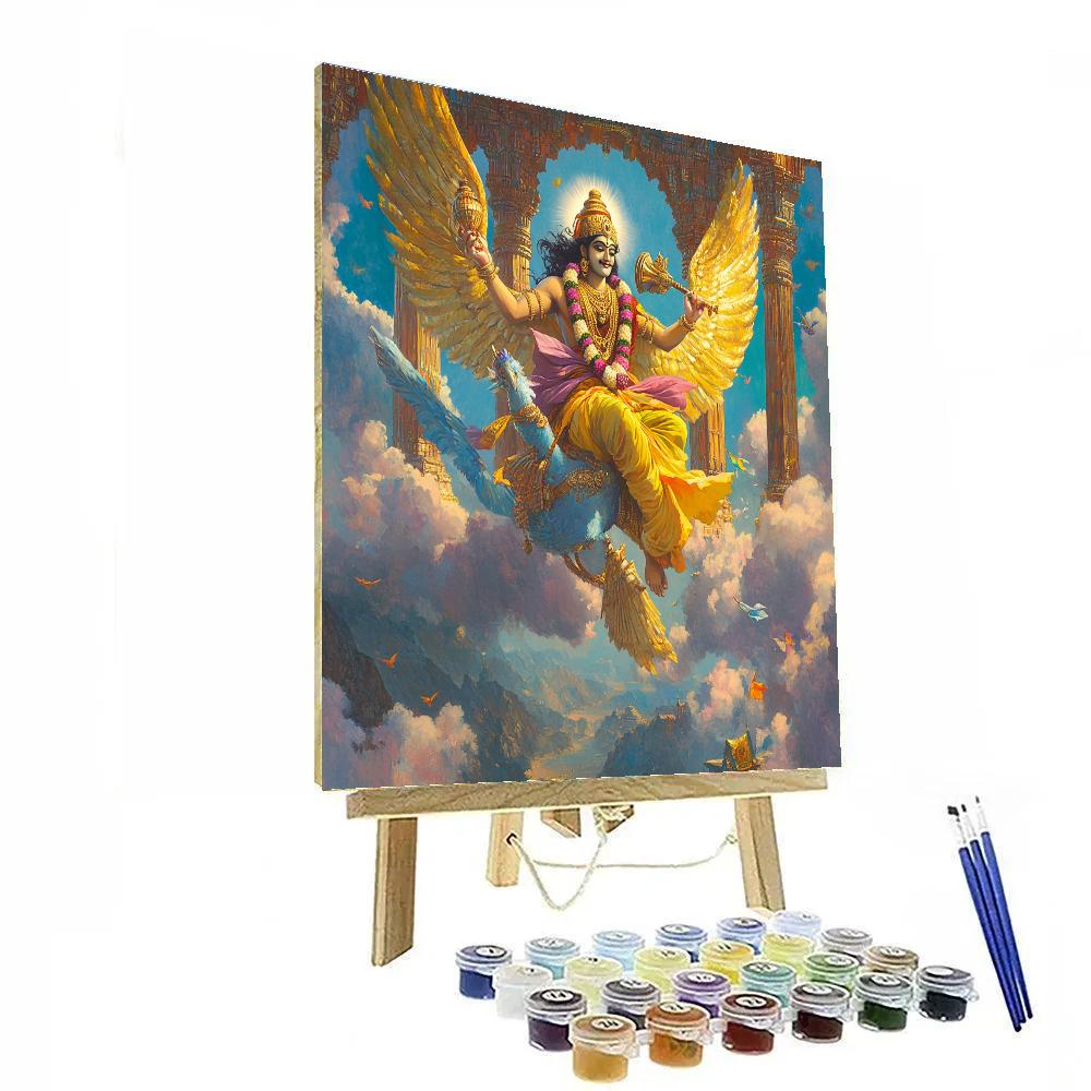Garuda Courier Through Cloud Gateways painting number kit