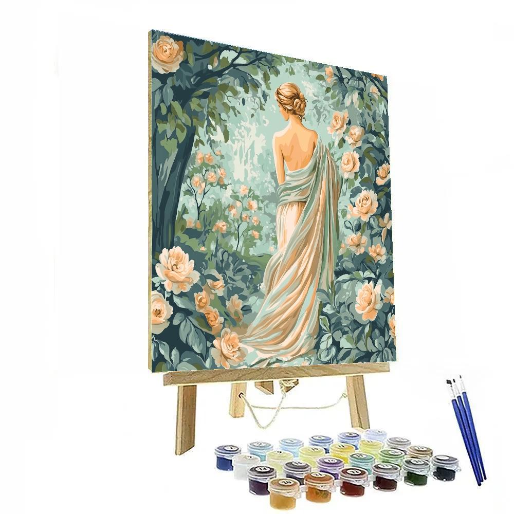 Sandro Botticelli Inspired Mythology Garden Of Venus Numbered painting kits